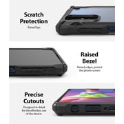 Ringke Fusion-X Case Compatible with Samsung Galaxy M51, Hard Back Shockproof Bumper Cover - Black