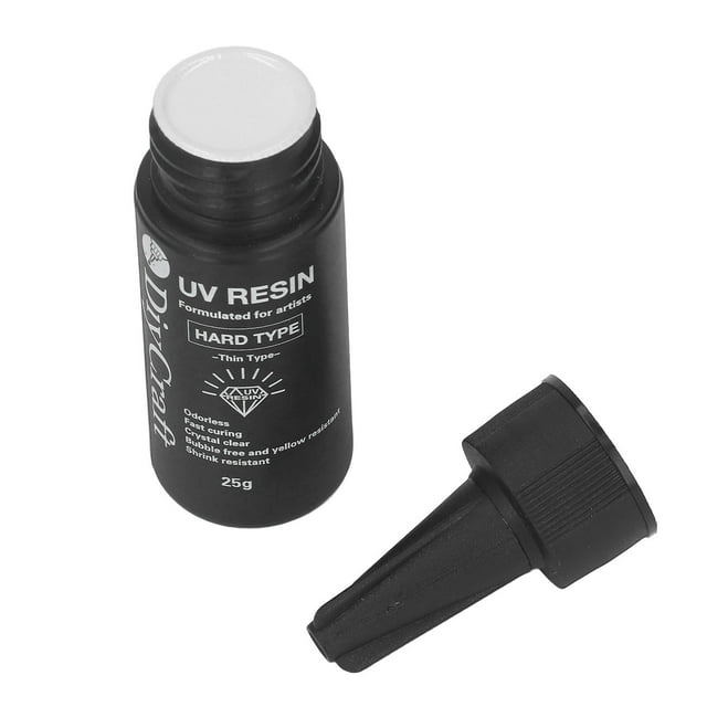 Glass UV Glue, UV Glue Fast Curing Speed High Transparency Yellowing Resistant For Jewelry Making 25g,60g