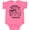Hot Pink, variant on Inktastic Summer Vacation Mode Virginia Beach Virginia Boys or Girls Baby Bodysuit