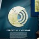 thumbnail image 5 of Artesanías de calendario permanente con de , calendario continuo giratorio Circular DIY, calendario de pared para decoración del Beige Sunnimix Calendario perpetuo de madera, 5 of 6