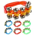 thumbnail image 1 of CIMAXIC Plastic Shaking Bell 6pcs Christmas Hand Shaking Bells Musical Instrument Percussion Hand Bells Bracelets,3.94"X3.35"X1.57", 1 of 5