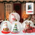 thumbnail image 7 of Giant inflatable Christmas decorations - PVC snow globes, Santa, reindeer and tree designs for yard and porch decorations, perfect for winter holiday celebrations that don't require electricity, 7 of 7