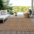 thumbnail image 6 of Addison Rugs Chantille Indoor/Outdoor Transitional Stripes Paprika Washable Rectangle Rug, 10' x 14', 6 of 6