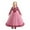 Hot Pink, variant on newwalpole Girls Velvet Christmas Dress for Girls Long Sleeve Velvet Sequin Tutu Winter Party Holiday Dress Sky Blue for Size 7-8 Years