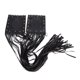 thumbnail image 5 of Cubierta de la borla del manillar Ecomeon Elegante para motocicletas Cruiser Chopper Curious Bobber Custom Negro, 5 of 6