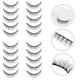 thumbnail image 2 of 10 pares pestañas postizas de pestañas esponjosas extensiones mujeres accesorios de maquillaje, 2 of 6