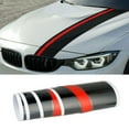 thumbnail image 6 of CENL Car Racing Stripes 5D Carbon Fiber Car Rally Racing Stripes Front Hood Decal Wrap Sticker Portable Car Wrap Styling Accessories, 6 of 11
