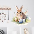 thumbnail image 4 of SLYNSHome Easter Rabbit Wall Stickers Cute Eggs & Bunny Wall Decals Peel and Stick Sticker for Home Party Nursery Spring Summer Decoration, 4 of 6