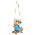 thumbnail image 4 of Artesanías de resina colgantes, columpio colgante de animales, decoración de paisaje de peluche, esculturas de jardín, materiales ecológicos Jadeshay A, 4 of 8