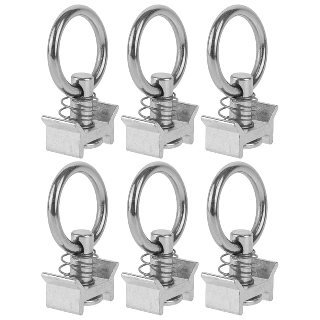 OULII 6pcs Cargo Fixation Tie Down Fitting O shaped Ring for General Users in Design