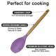 thumbnail image 3 of Juego de 2 utensilios de cocina de silicona, espátula de silicona antiadherente y resistente al calor para cocinar, 3 of 5