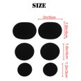 thumbnail image 3 of 6 Pcs Écussons pour Chaussures, Réparation de Talon de Chaussure, Écusson de Chaussure en Cuir PU Autocollant pour Trous, Autocollant de Réparation pour Tige de Espadrilles pour Réparer les Trous, 3 of 7