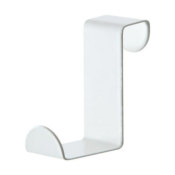 Gancho de puerta creativo tipo Z de acero inoxidable sin costuras, gancho para puerta trasera sin clavos, gancho para ropa tipo S, paquete de 2