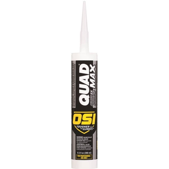 OSI QUAD MAX 1869413 Sealant, Beige, -14 to 158 deg F, 9.5 oz Cartridge