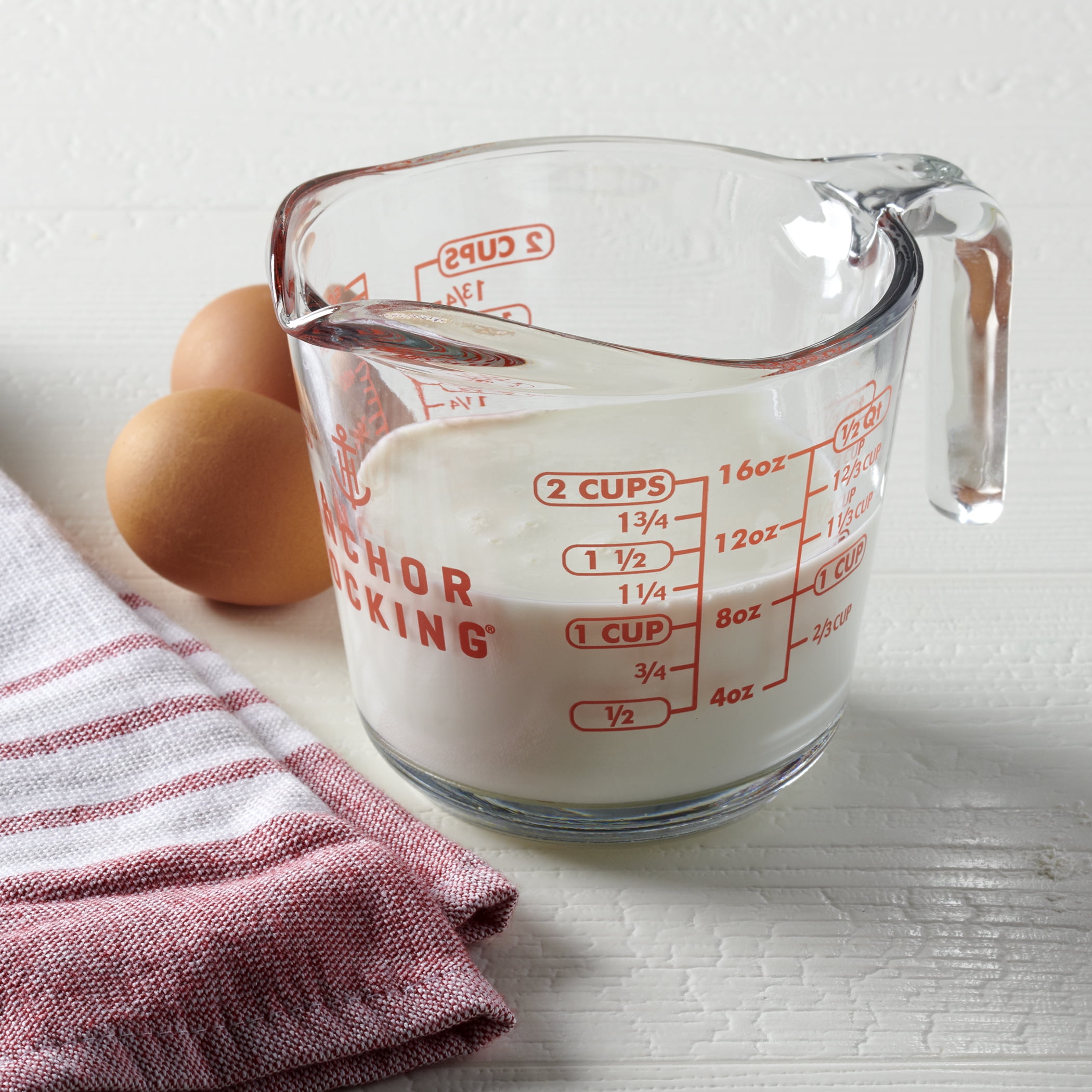 HIC 2-cup Glass Measuring Cup - Abundant Kitchen