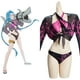thumbnail image 2 of Traje de baño de Cosplay de LOL Jinx, ropa de mujer, traje de baño de bikini de Anime, uniforme, traje de carnaval de Halloween para Cosplay de adultos, 2 of 5