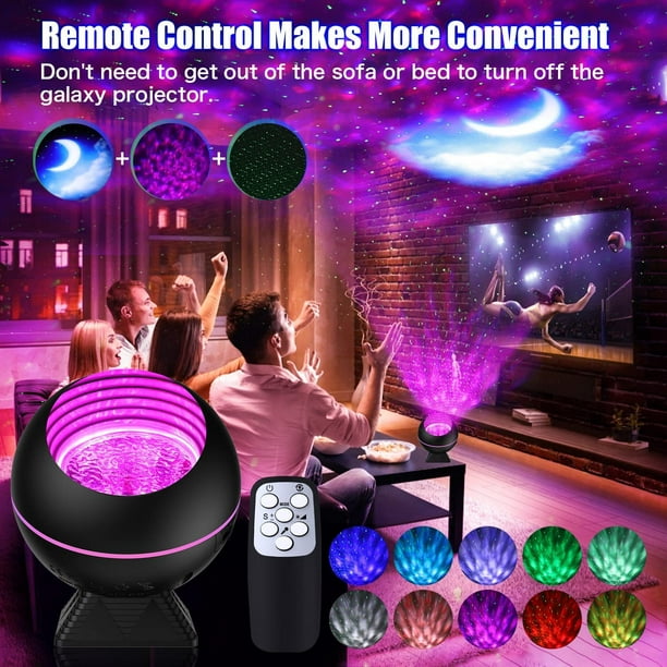 LED STARRY SKY PROJECTOR, LED NIGHT LIGHT PROJECTOR WITH BLUETOOTH