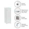 thumbnail image 2 of Armoire à porte unique mince Ashland - Blanc, 2 of 9