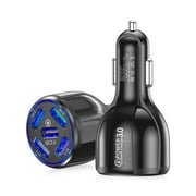Fast Charging Car USB Charger 5 Port,Quick Charge 3.0 15A Charger Mobile Phone Charge In Car,USB Car Charger Adapter ,Multi-Device Charger