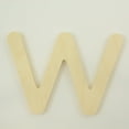 thumbnail image 1 of Package of 1, 12 Inch X 1" Baltic Birch "W" Wood Letters In The Gotham Rounded Font | Thick | Upper Case For Art & Craft Project, Made in USA, 1 of 1