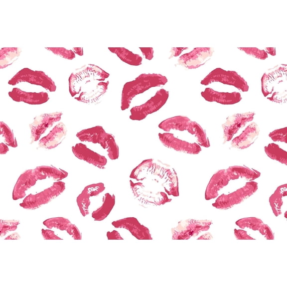 Lipstick Kiss Chocolate Transfer Sheet, by Tnct.