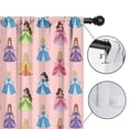thumbnail image 4 of Blackout Kids Curtains,Colorful Princess Pattern Childrens Insulated Curtains Set Of 2,Bedroom Essentials,Toddler Room Decor 42"x84", 4 of 5