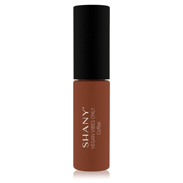 Lápiz labial líquido SHANY Vegan Vibes con acabado mate café