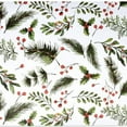 thumbnail image 3 of 4Pack Christmas Paper Placemats Watercolor Cardinal Berry Disposable Place Mats Red Green Xmas Holiday Party Decorative Paper Table Mats for Home Kitchen Table Top Decor, 3 of 5