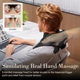 thumbnail image 4 of Cupilo Neck Massager Shiatsu Neck and Back Massager with Heat, 6D Cordless Electric Deep Tissue Kneading Massage Pillow for Shoulder Leg Body Muscle Pain Relief, Gifts for Men Women, 4 of 8