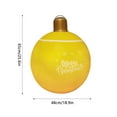 GNFQXSS Inflatable Christmas Yard Decoration Balls PVC Outdoor Giant