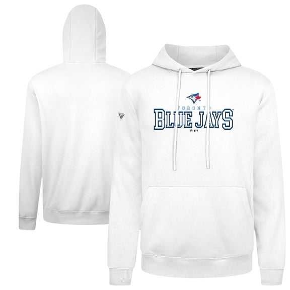 Men's Levelwear White Toronto Blue Jays Podium Journey Hoodie