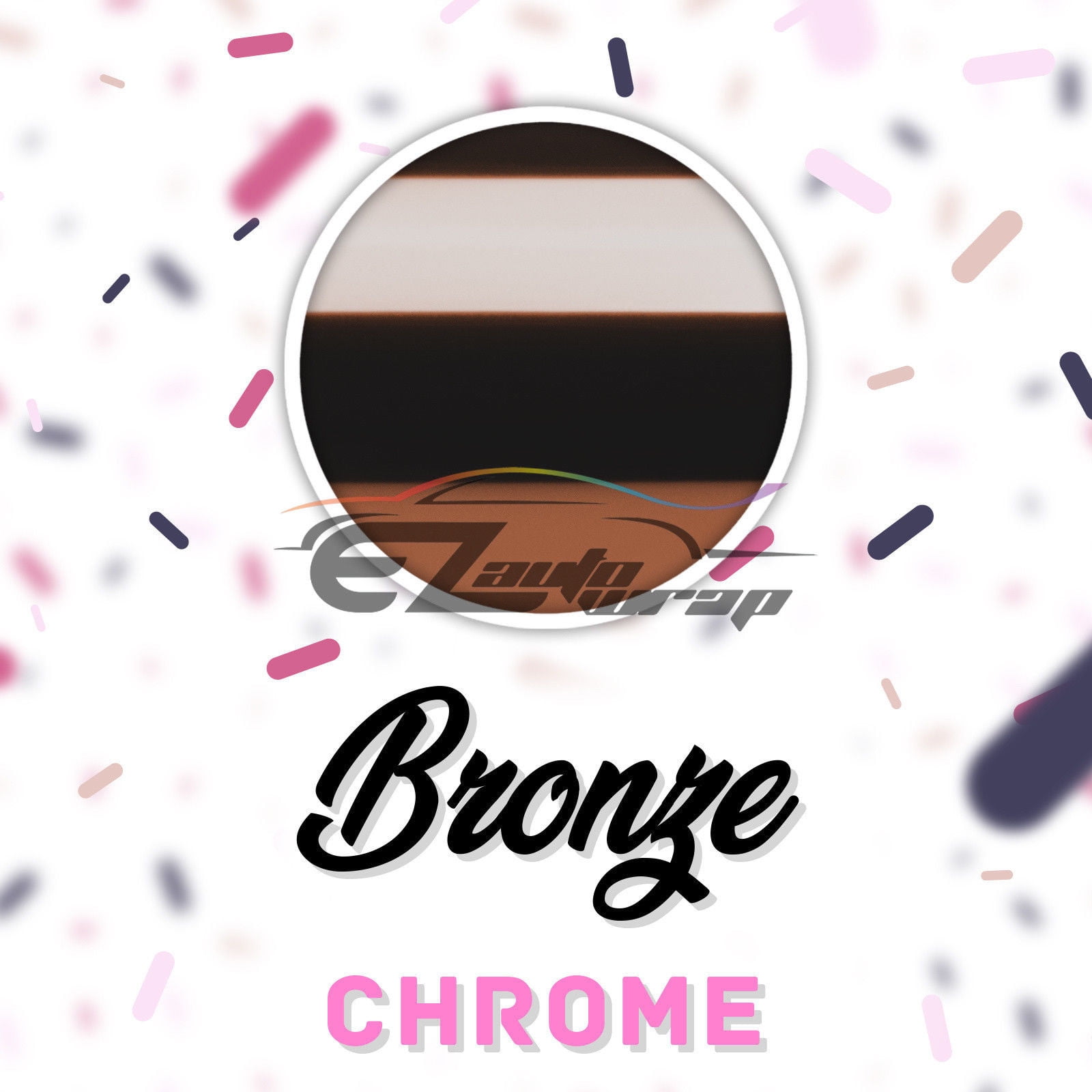 ESSMO Bronze Chrome Heat Transfer Vinyl HTV Sheet T-Shirt 20" Wide Iron On Heat Press 20"x120"