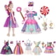 thumbnail image 2 of Princesa Candy Dress para niña Lollipop Prium Carnival Party Clothing Niños Cosplay Fancy Rainbow Unicorn Costume Outfits 3-10YXL (8-10T) Gao Jinjia LED, 2 of 2
