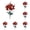 B, variant on Magnolia Flowers Silk Bouquet, 17.72" Artificial Orchid Stem, Magnolia for Wedding Bouquet Home Decor, Artificial for Outdoor Floral Arrangement, Silk Flowers Vase Decor 1pc,D