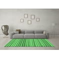 thumbnail image 3 of Ahgly Company Indoor Rectangle Abstract Emerald Green Modern Area Rugs, 8' x 10', 3 of 4
