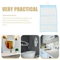 thumbnail image 3 of Raindrops Hanging Shower Bag Quick Dry Bath Storage Blue 1Pcs For Bathroom Use, 3 of 6