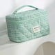 thumbnail image 3 of Bolsa de viaje portátil de terciopelo de pana para maquillaje y artículos de aseo, bolsas multiusos de gran apertura para un almacenamiento organizado. Cajas de almacenamiento, 3 of 3