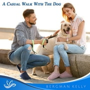Bergman Kelly Memory Foam Slippers for Women & Men, Super Cushiony Slip-On House Shoes for WFH Comfort (Cush Collection - Scuff Style), US Company