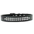 thumbnail image 4 of Dog, Puppy  Pet Fashion Collar, "Two Row Pearl Rimsets", 4 of 9