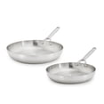 thumbnail image 1 of GreenPan x Bobby Flay Stainless Steel 10&rdquo; & 12&rdquo; Frying Pan Skillet Set, Induction Compatible, Durable, Dishwasher Safe, Oven & Broiler Sa, 1 of 10