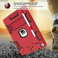 thumbnail image 4 of QJUHUNG Étui pour iPad 9e Génération Étui pour iPad 8e Génération Étui pour iPad 7e Gén. Étui iPad 10,2” 2021/2020/2019 3 en 1 Robuste Résistant Anti-Choc Étui de Protection avec Support Porte-Stylo Rose, 4 of 9