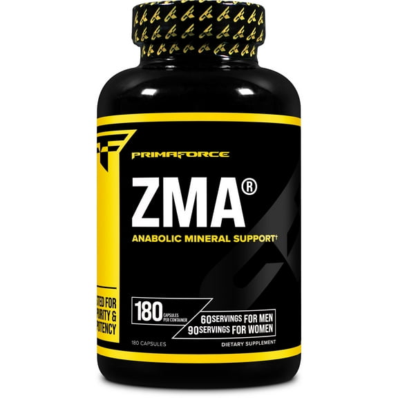PrimaForce ZMA Dietary Supplement, 180 Capsules