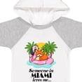 thumbnail image 4 of Inktastic Someone in Miami Loves Me Boys or Girls Baby Bodysuit, 4 of 5