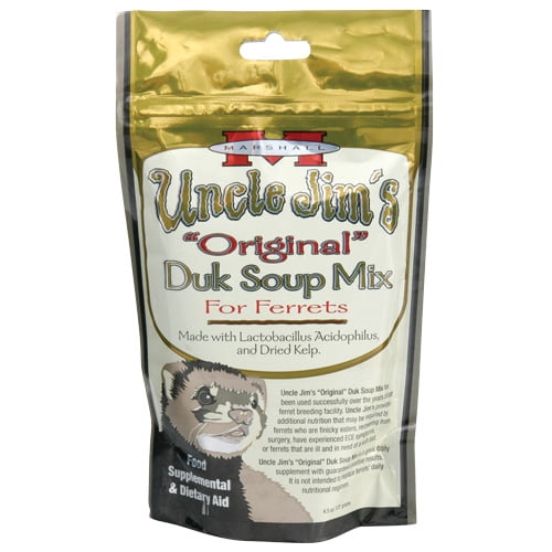 Marshall Uncle Jim's Original Duk Soup Mix for Ferrets - 4.5 oz