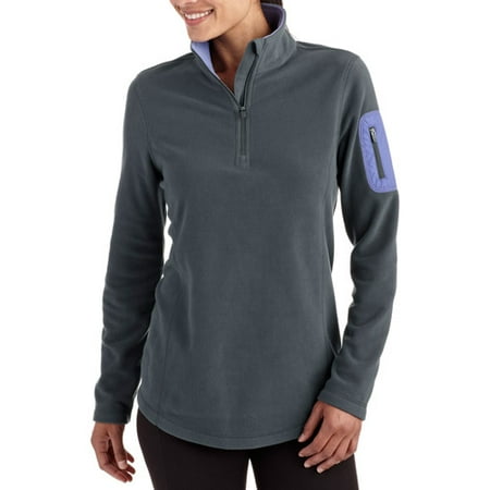 Danskin Now Women's 1/4 Zip Microfleece Pullover Jacket