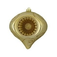 thumbnail image 4 of Northlight 8" Retro Reflector Shatterproof Onion Drop Christmas Ornament - Orange/Gold, 4 of 7