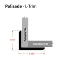 thumbnail image 4 of Palisade L Trim 5Pk Woven Heather, 4 of 4
