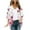 Multicolor Plus Size Blouse for Women_0, variant on CYMMPU 3/4 Sleeve Blouses for Women Dressy Casual Flower Printed Front Open Cardigan Fall Trendy Chiffon Shirts Spring Tops Kimono Loose Fit Kimono Cover Up for Beach Kimono Multicolor L