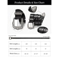 thumbnail image 3 of Punplita Women's Belt with Rivet Western Buckle PU Leather Belt for Jeans Dresses Pants, 3 of 7