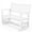 White, variant on Canddidliike 2 Seats Outdoor Glider Bench with Armrests and Slatted Seat, Outdoor Rocker with Weather Resistant Steel Frame for Porch Garden Outside, White